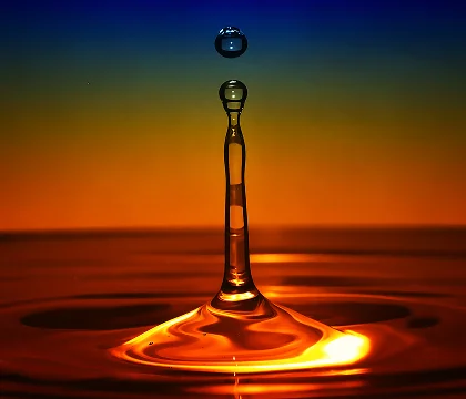 Image of water drop, explaining about the crude glycerin benefits at Crude Glycerin Distillation Plant, Sungates technologies
